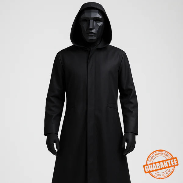 Halloween Front Man Costume (Mask & Suit Set)